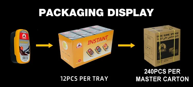 Shoe Shine Sponge Packing Display Shoe Shine Sponge Packing Display